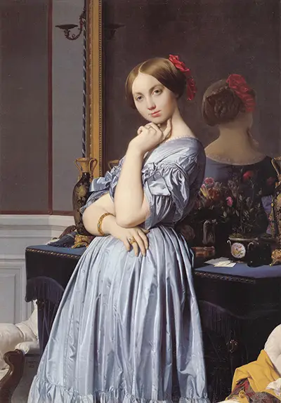 Portrait of Comtesse d'Haussonville Jean-Auguste-Dominique Ingres